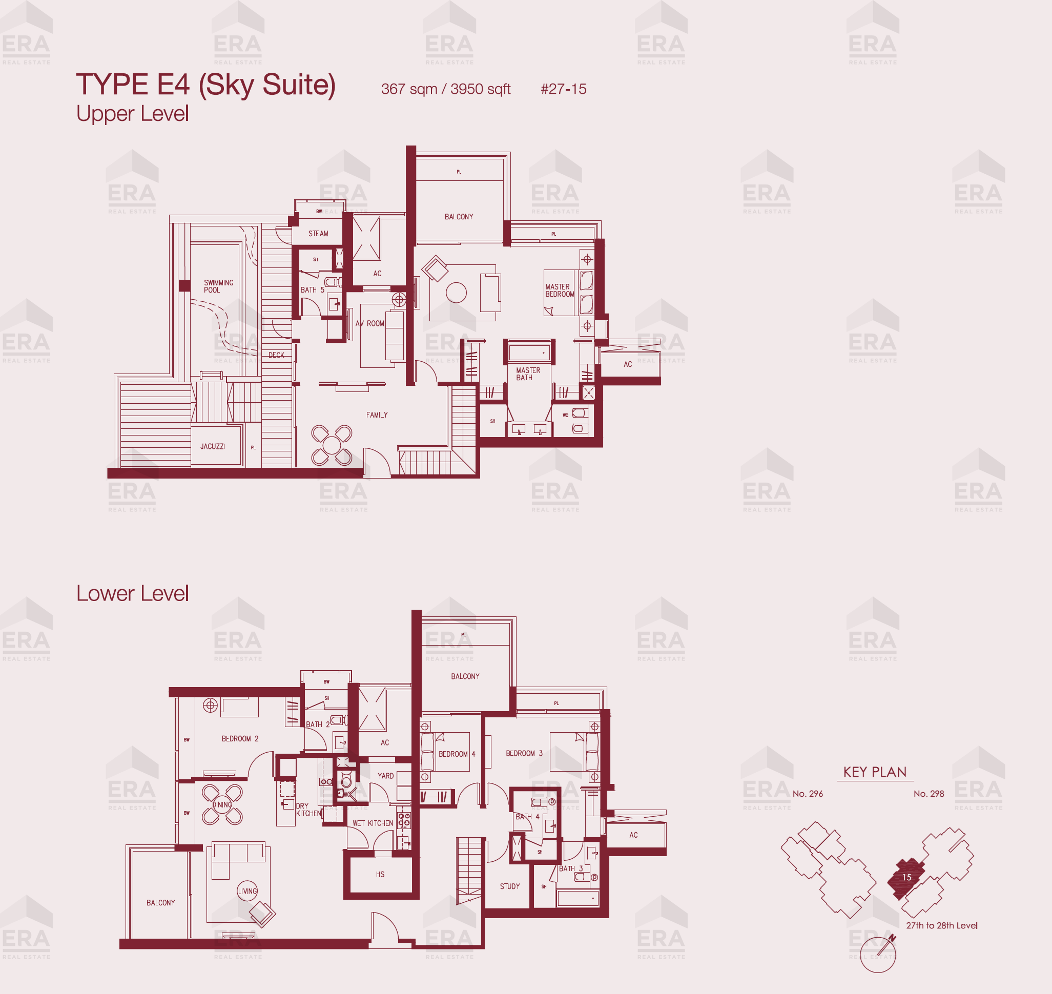 E4 · 3,950 sqft floor plan