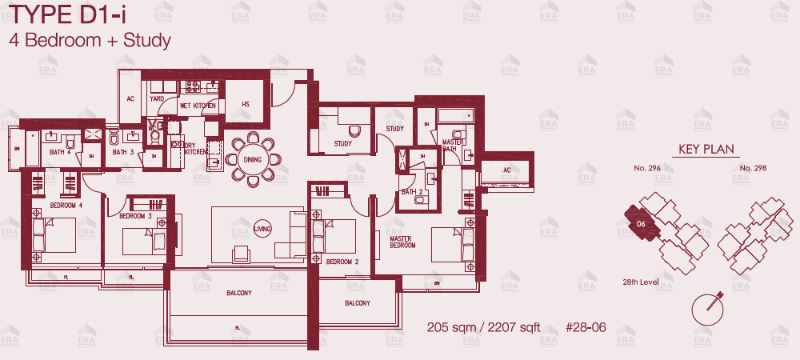 D1-i · 2,207 sqft floor plan