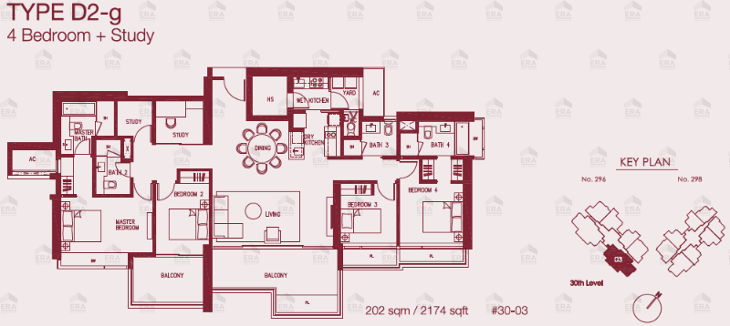 D2-g · 2,174 sqft floor plan