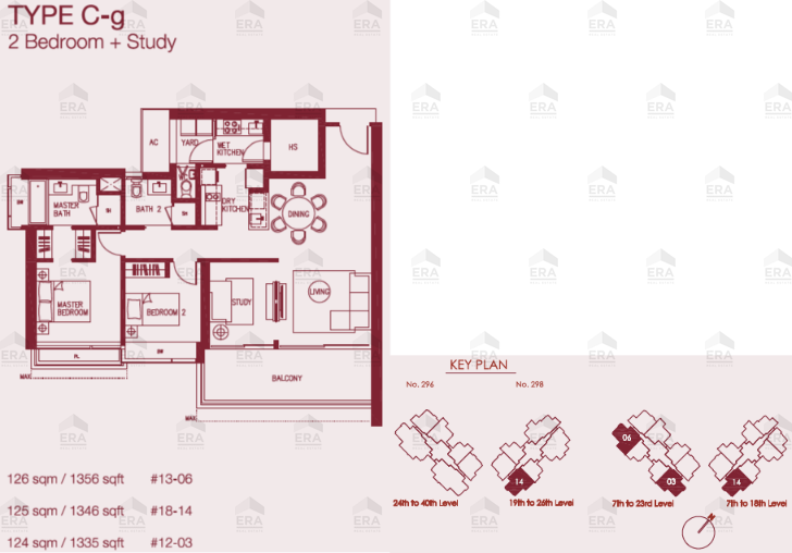 C-g · 1,346 sqft floor plan