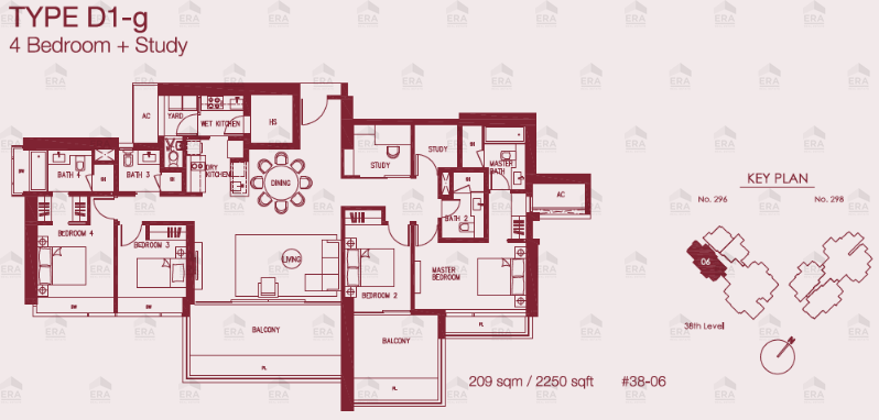 D1-g · 2,250 sqft floor plan