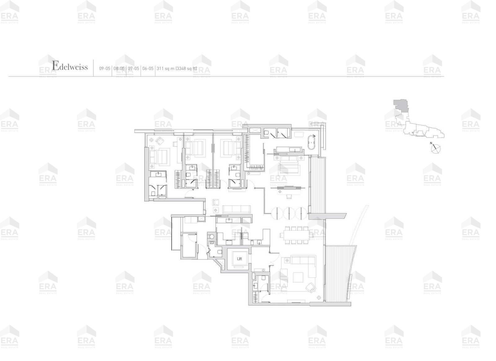 Edelweiss(2) · 3,370 sqft floor plan