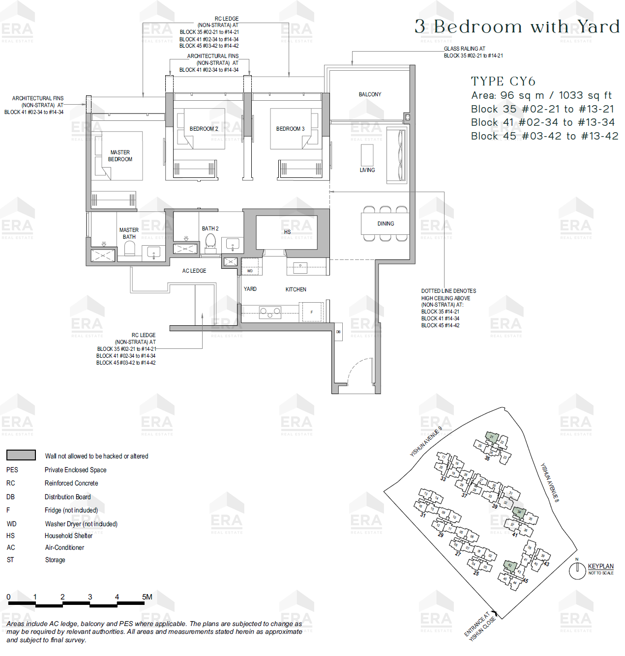 CY6 · 1,033 sqft floor plan