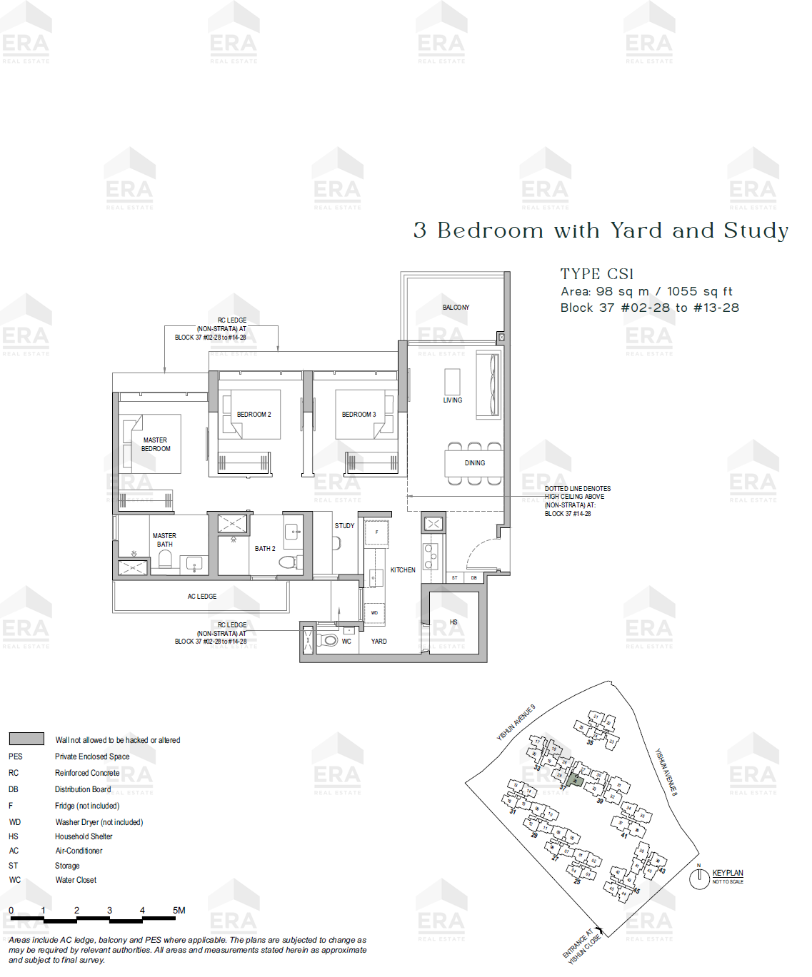 CS1 · 1,055 sqft floor plan