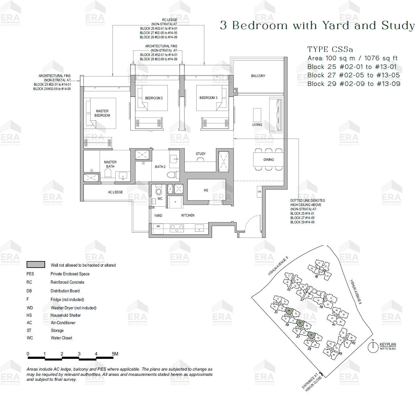 CS5a · 1,076 sqft floor plan