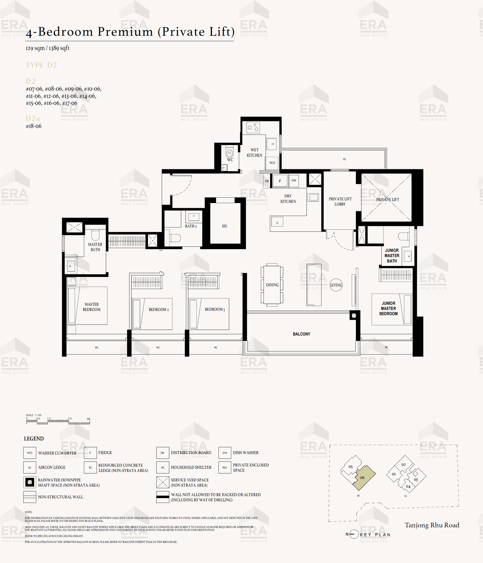 D2a · 1,389 sqft floor plan