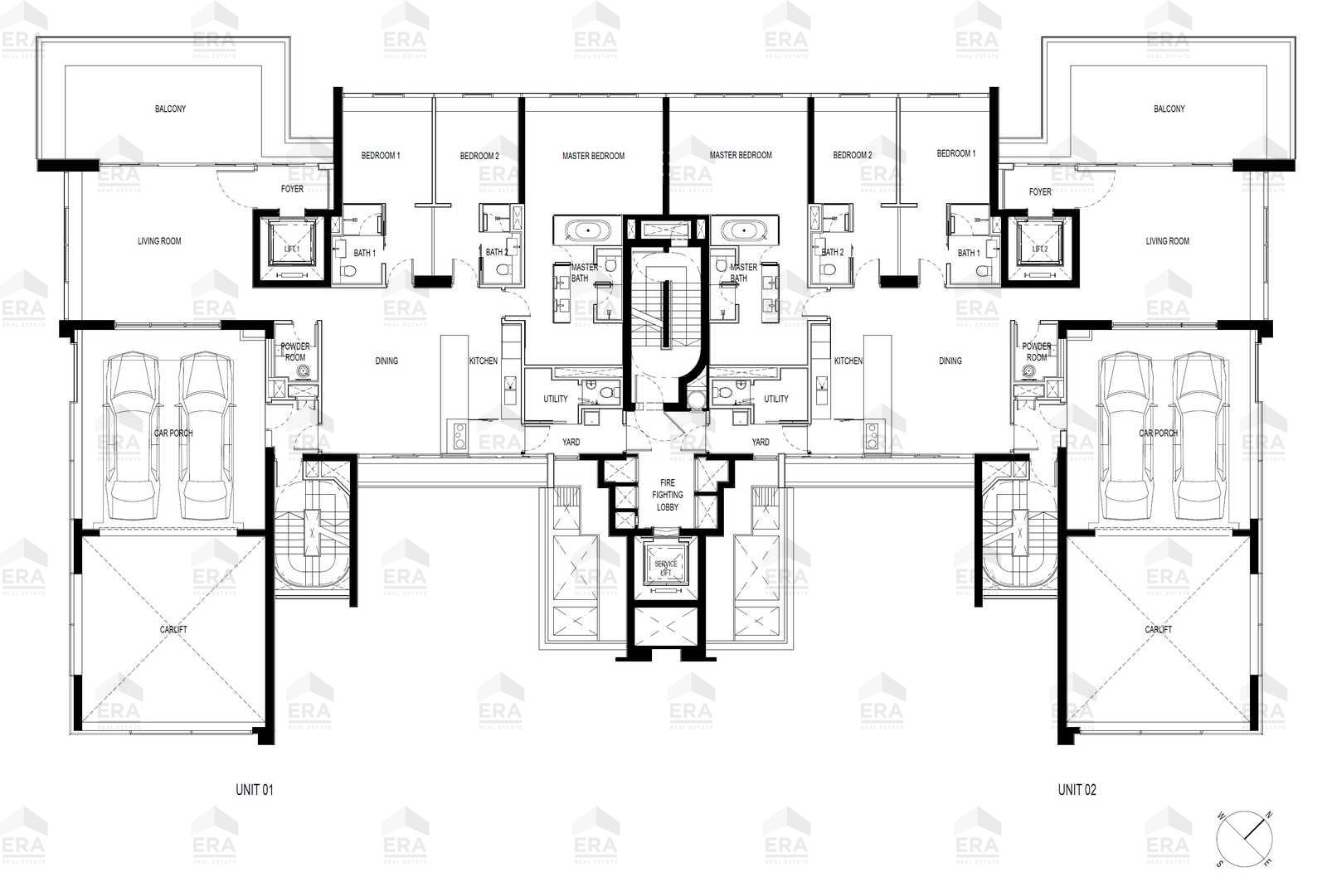 Typical Layout · 2,756 sqft floor plan