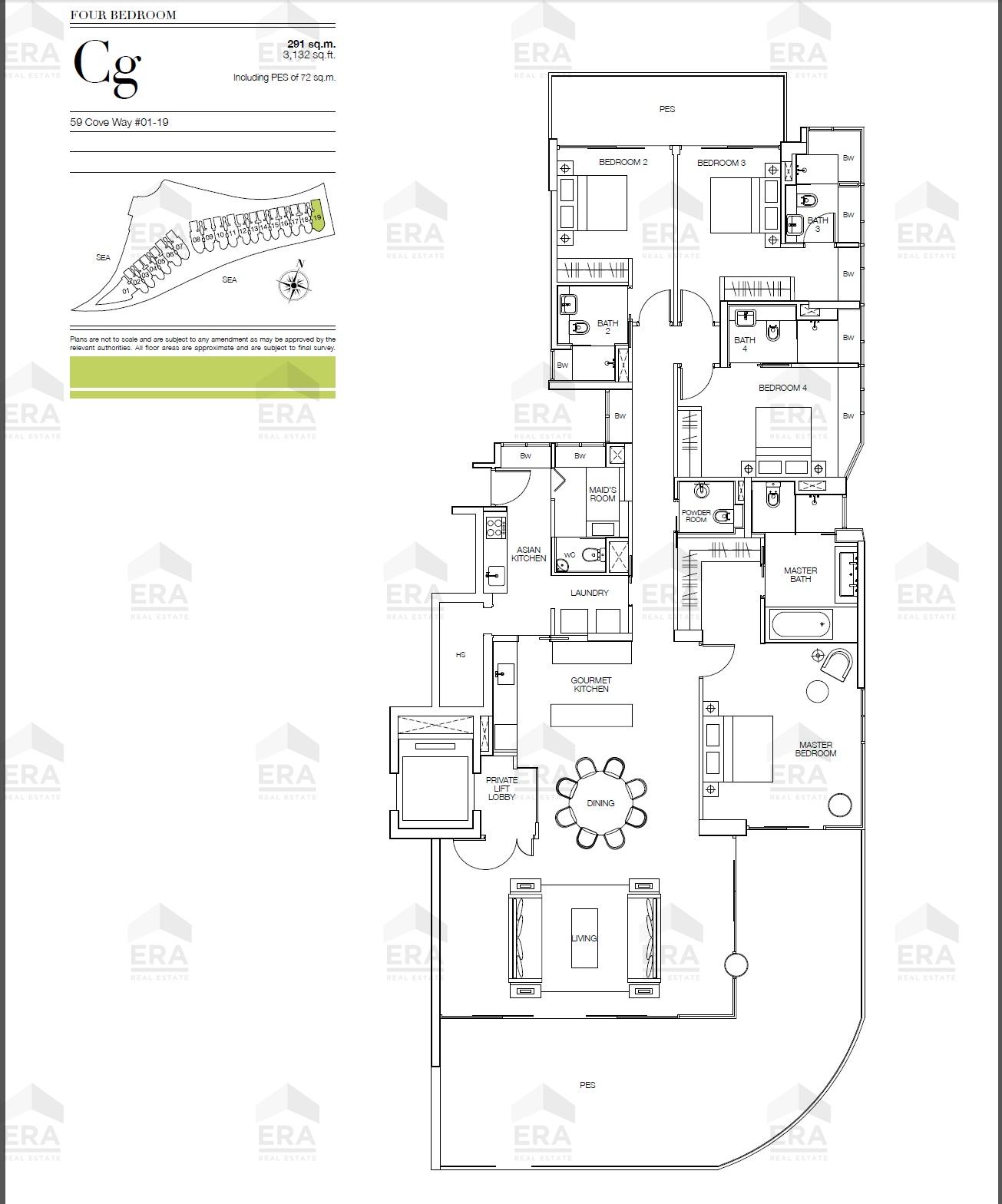 Cg · 3,132 sqft floor plan