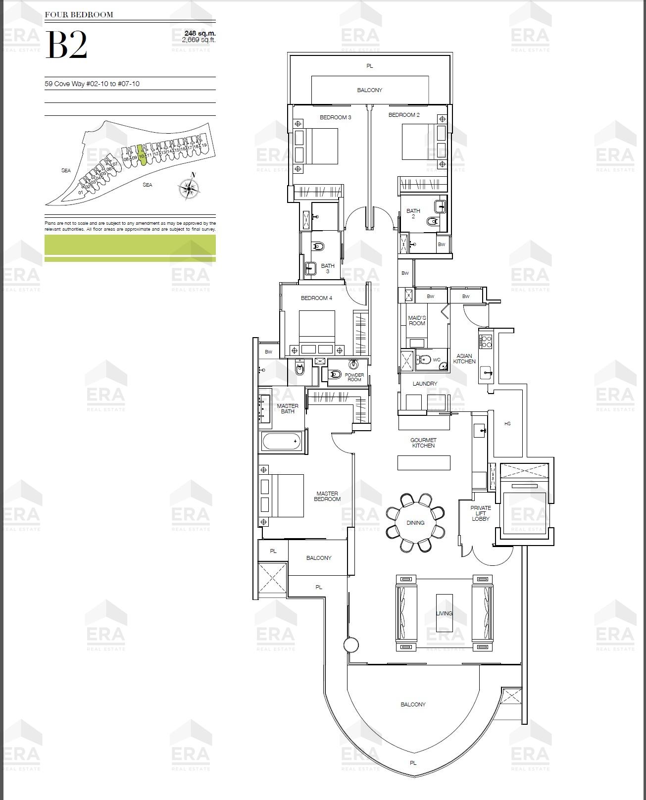 B2 · 2,669 sqft floor plan