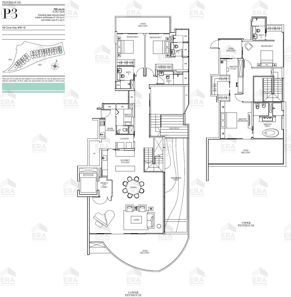 P3 · 4,252 sqft floor plan