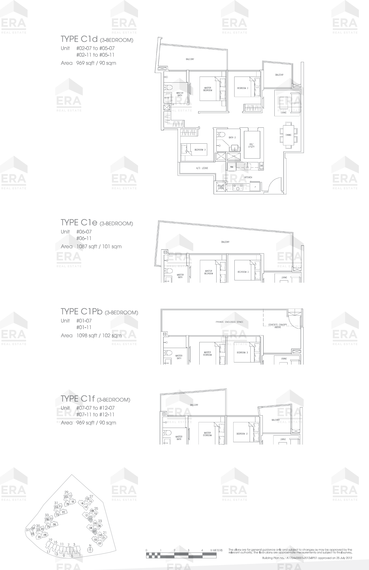 C1e floor plan