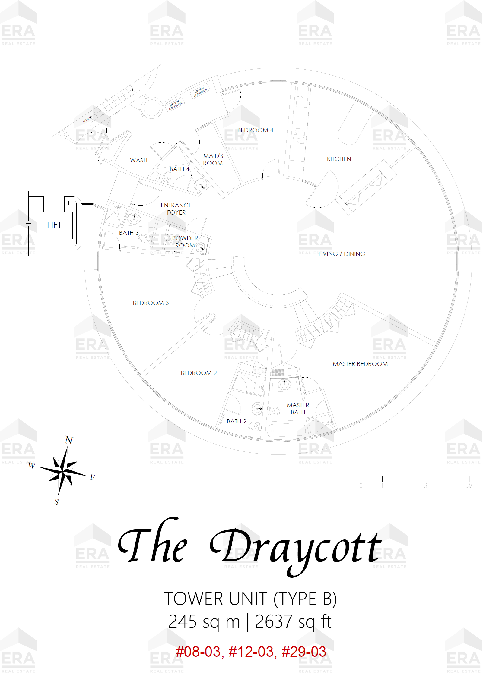 B · 2,637 sqft floor plan