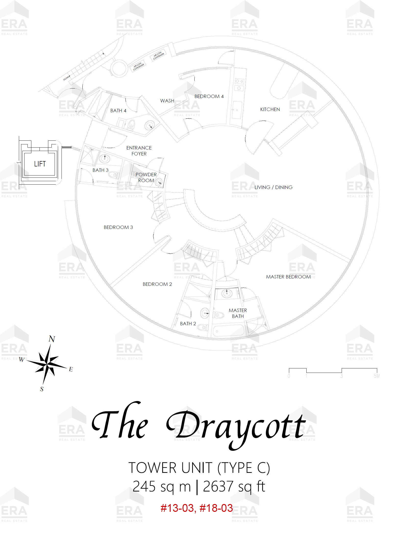 C · 2,637 sqft floor plan