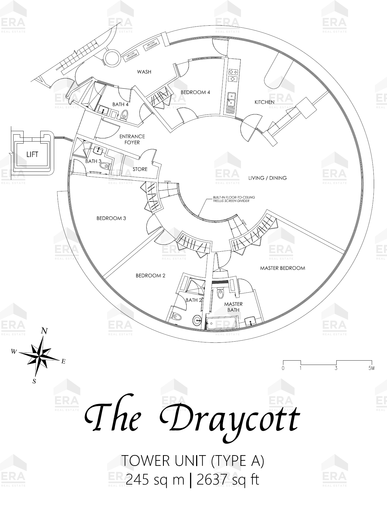 A · 2,637 sqft floor plan