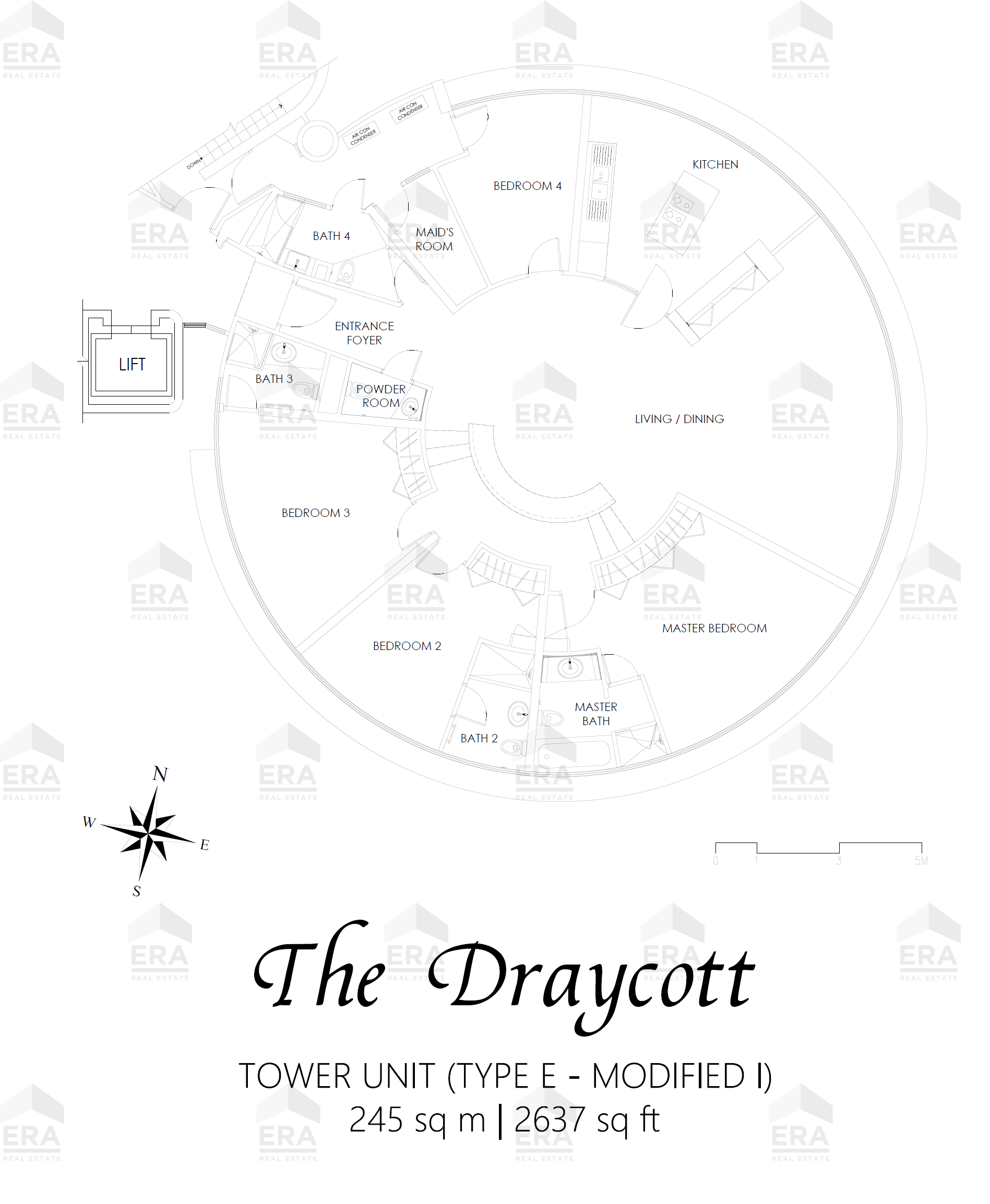 E-MODIFIED · 2,637 sqft floor plan
