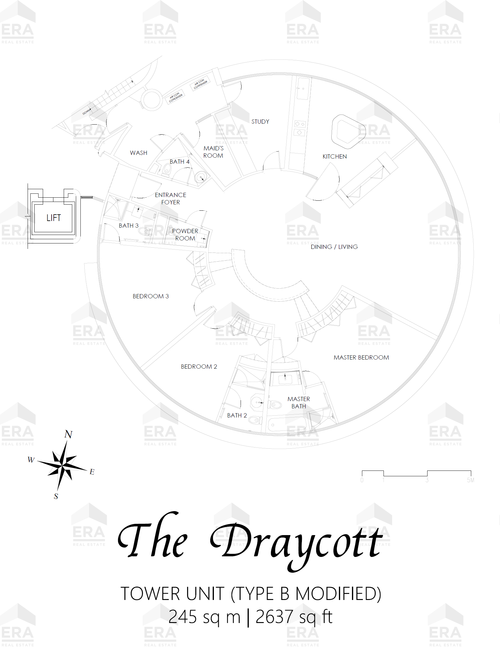 B-MODIFIED · 2,637 sqft floor plan