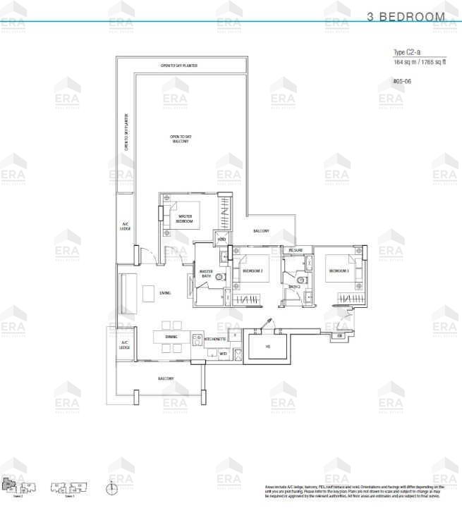 C2-a · 1,765 sqft floor plan