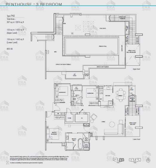 PH 2 · 2,874 sqft floor plan