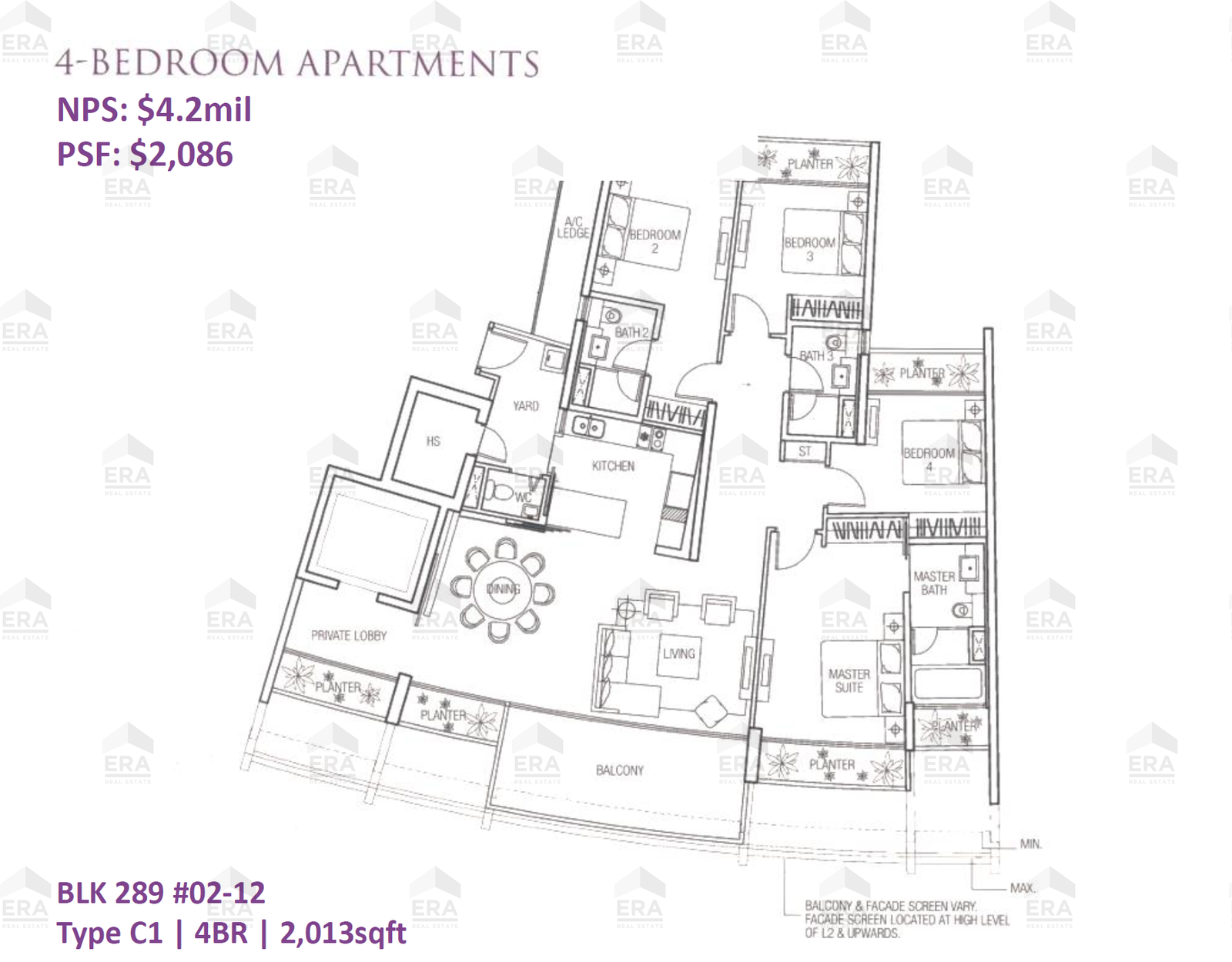 C1 · 2,013 sqft floor plan