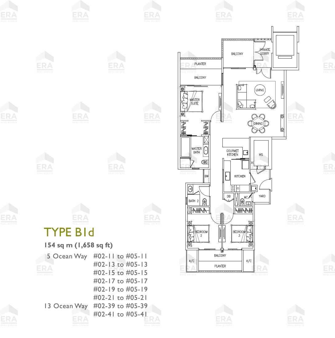 B1d · 1,658 sqft floor plan