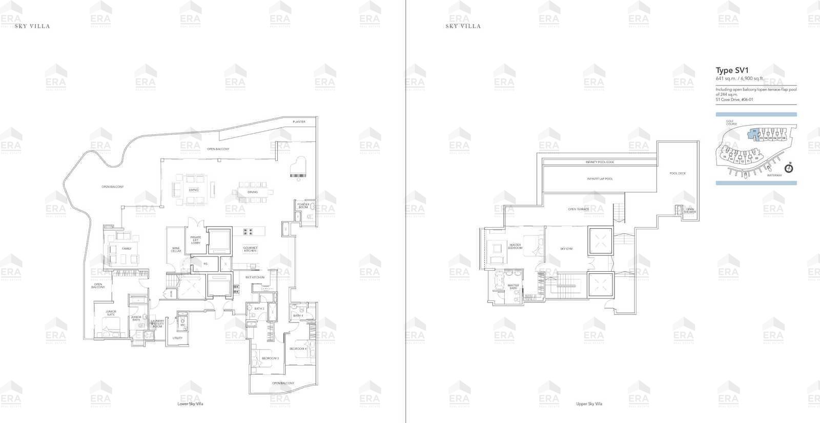 SV1 · 6,900 sqft floor plan