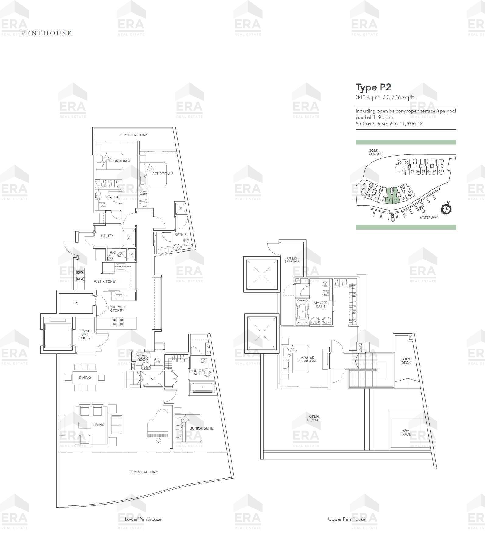 P2 · 3,746 sqft floor plan