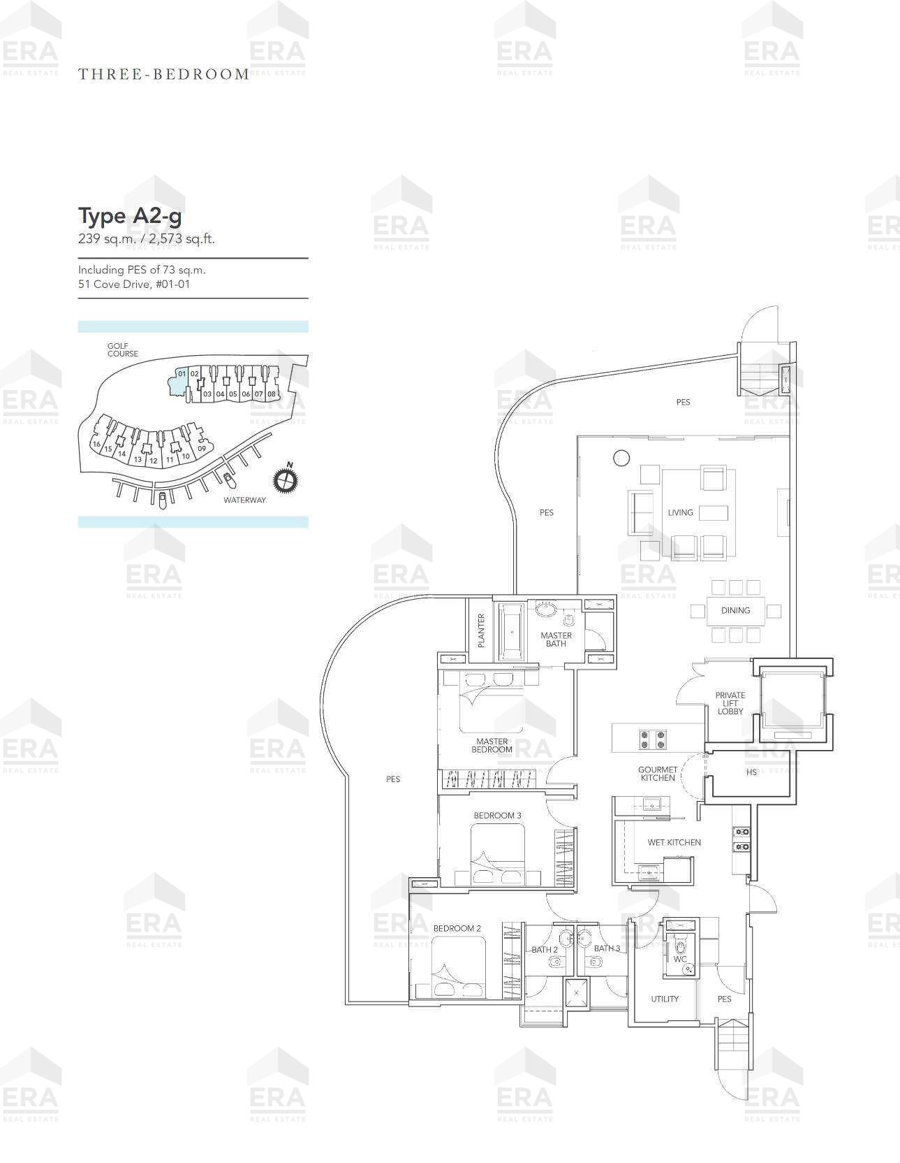 A2-g · 2,573 sqft floor plan