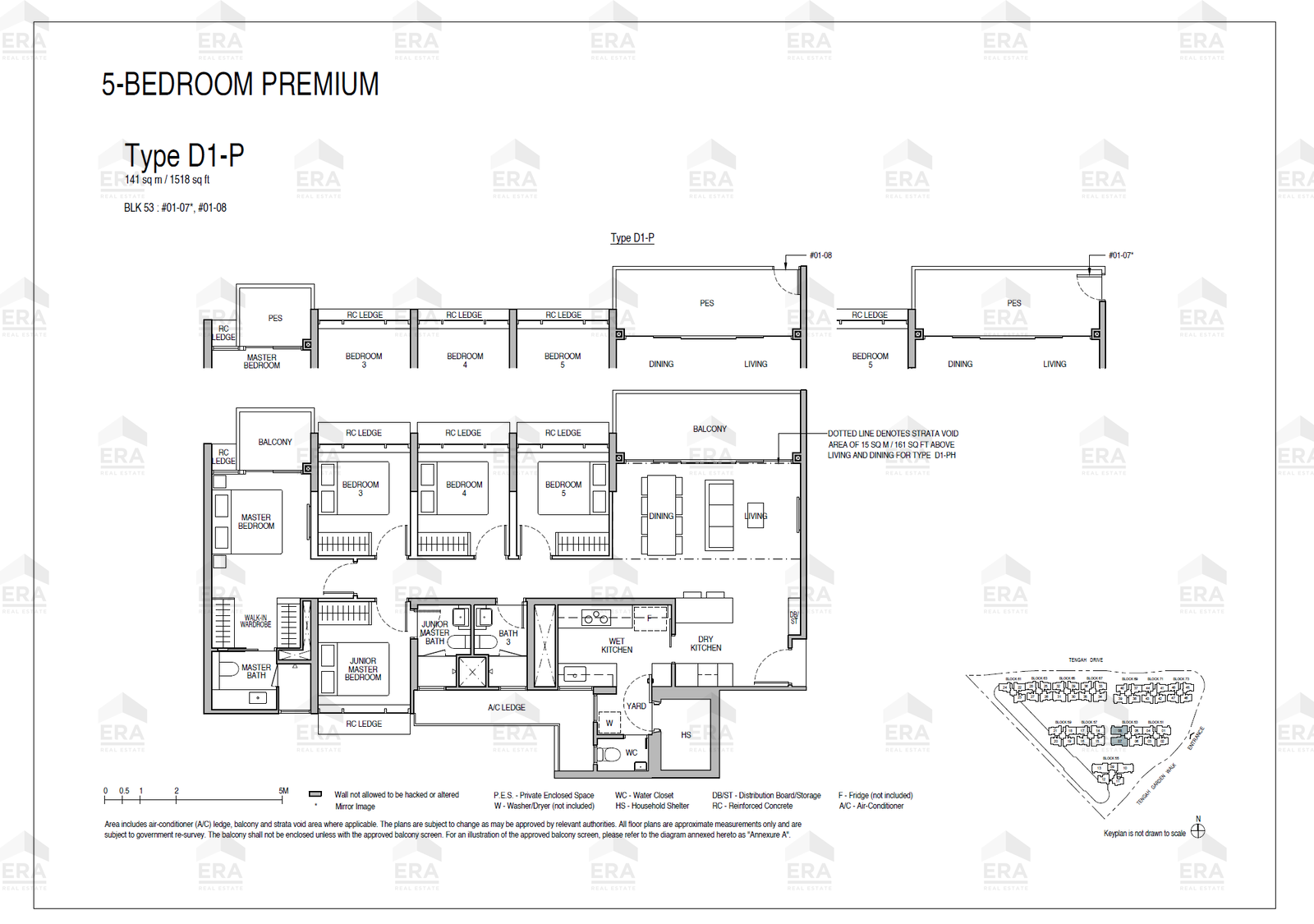 D1-P · 1,518 sqft floor plan