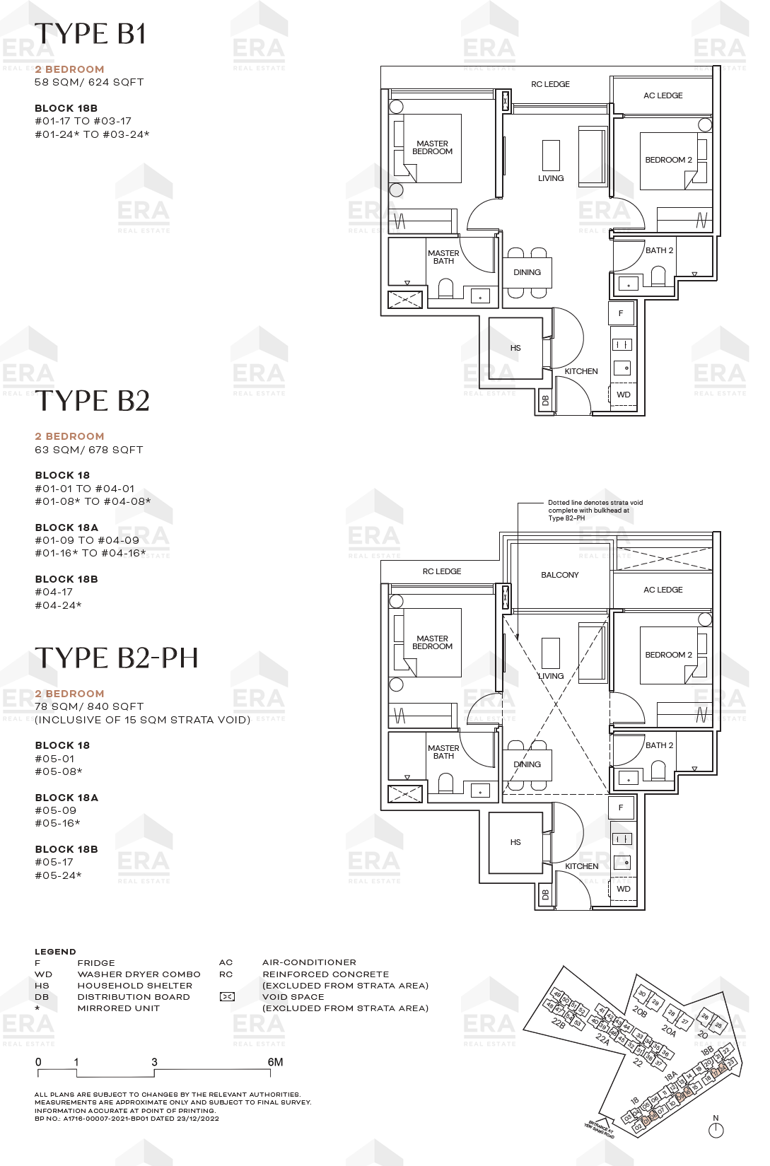 B2-PH · 840 sqft floor plan