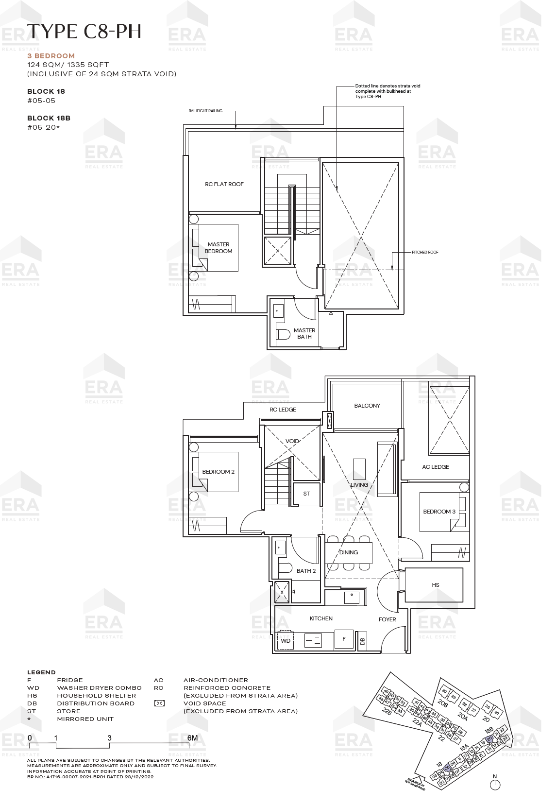 C8-PH · 1,335 sqft floor plan