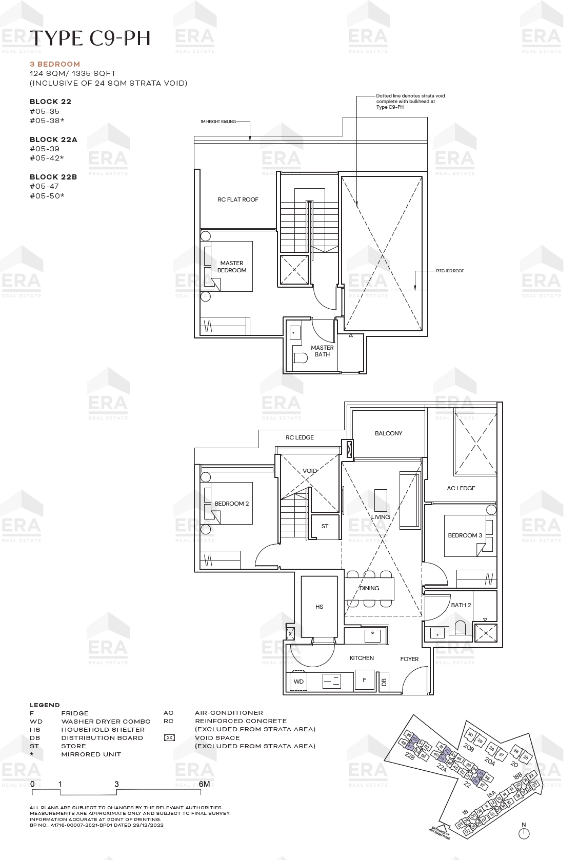 C9-PH · 1,335 sqft floor plan