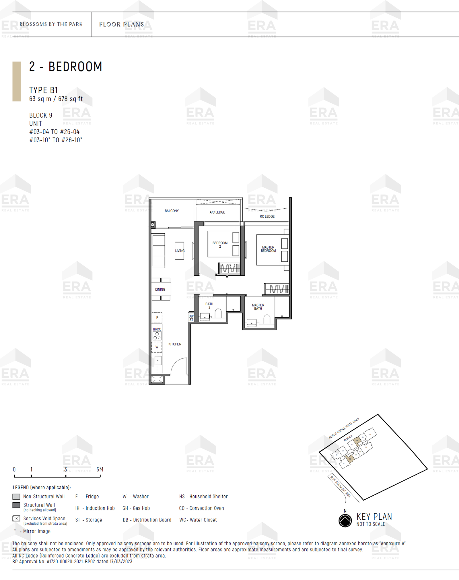 B1 · 678 sqft floor plan