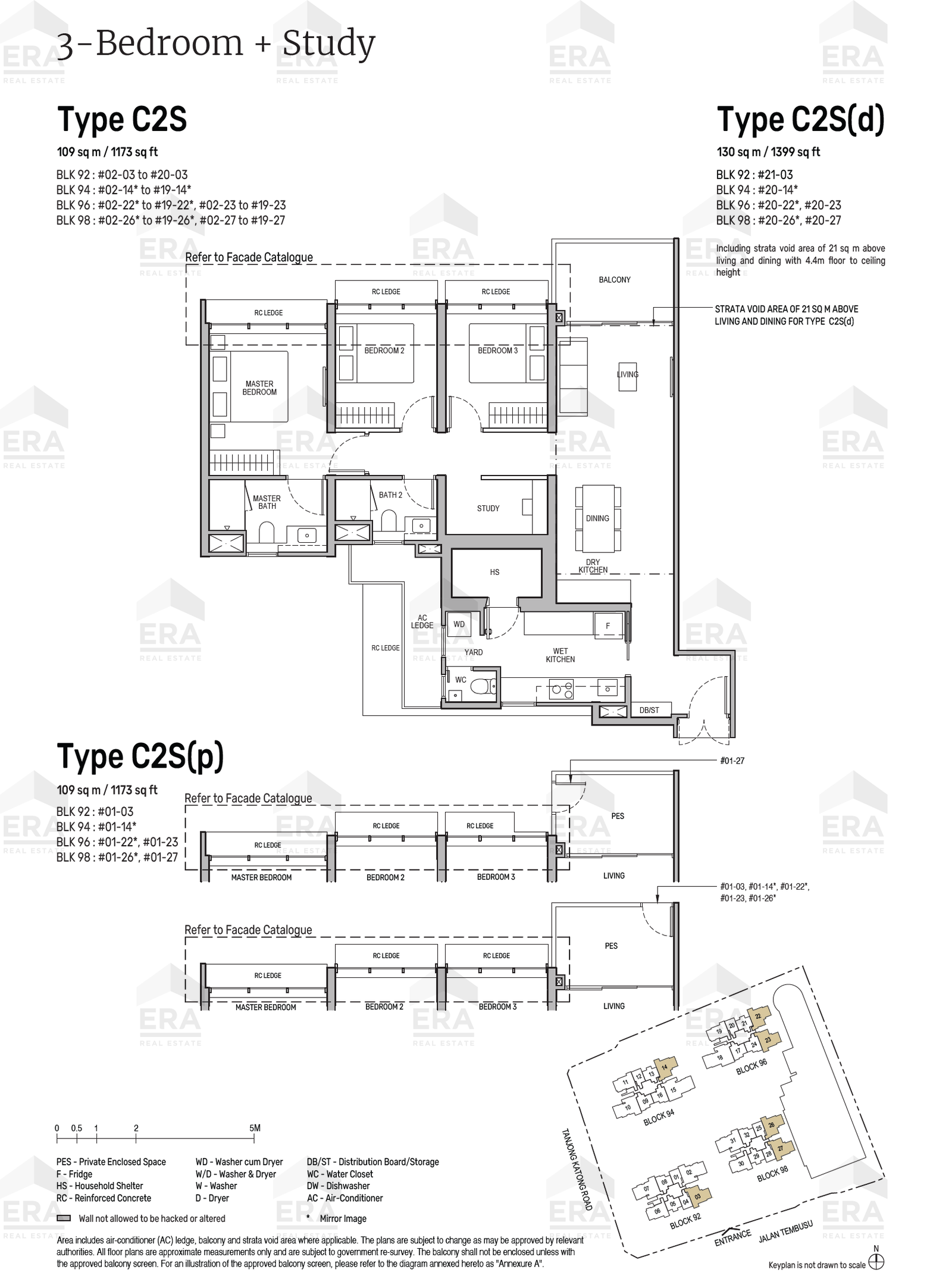 C2S · 1,173 sqft floor plan