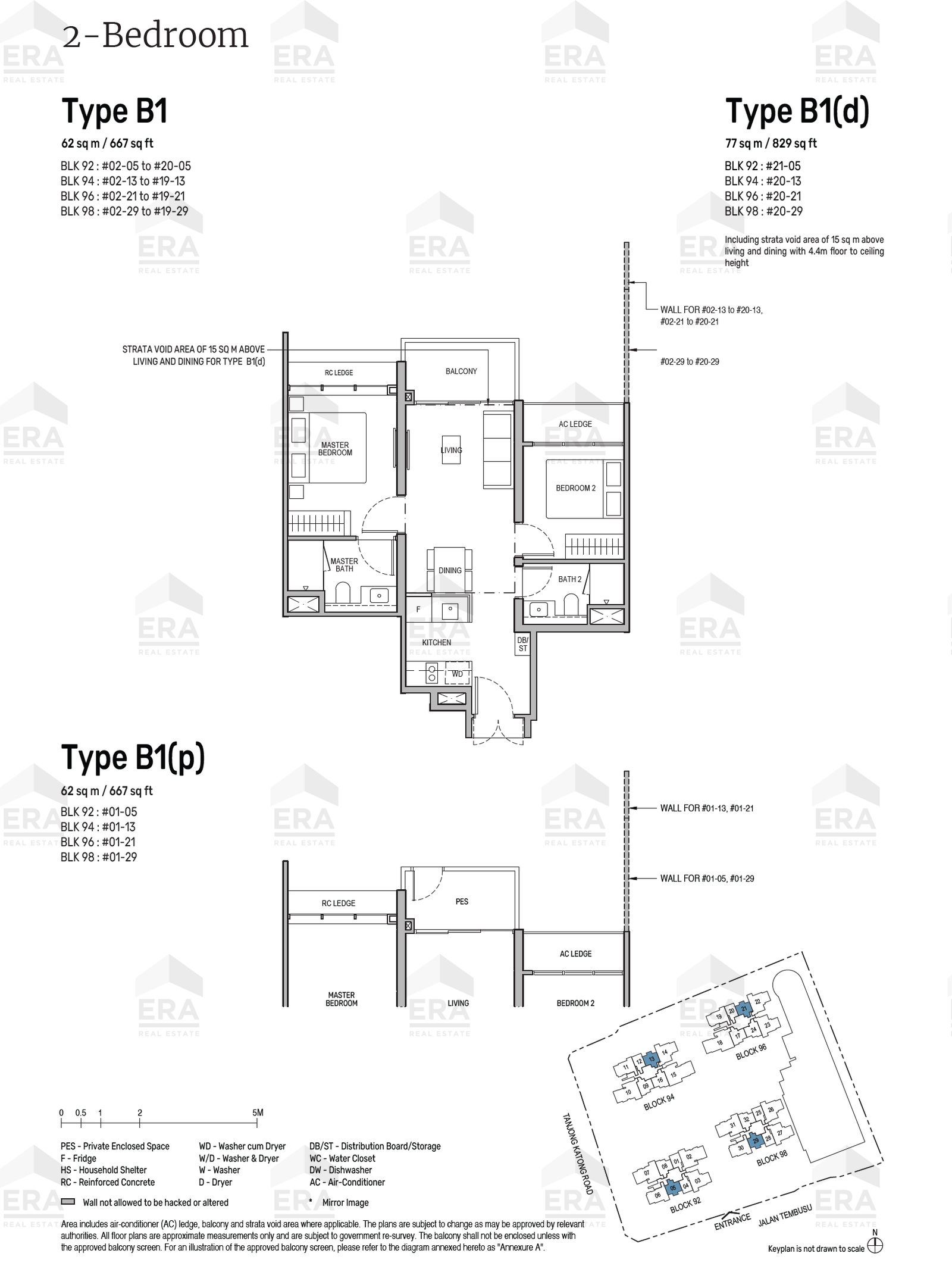 B1 · 667 sqft floor plan