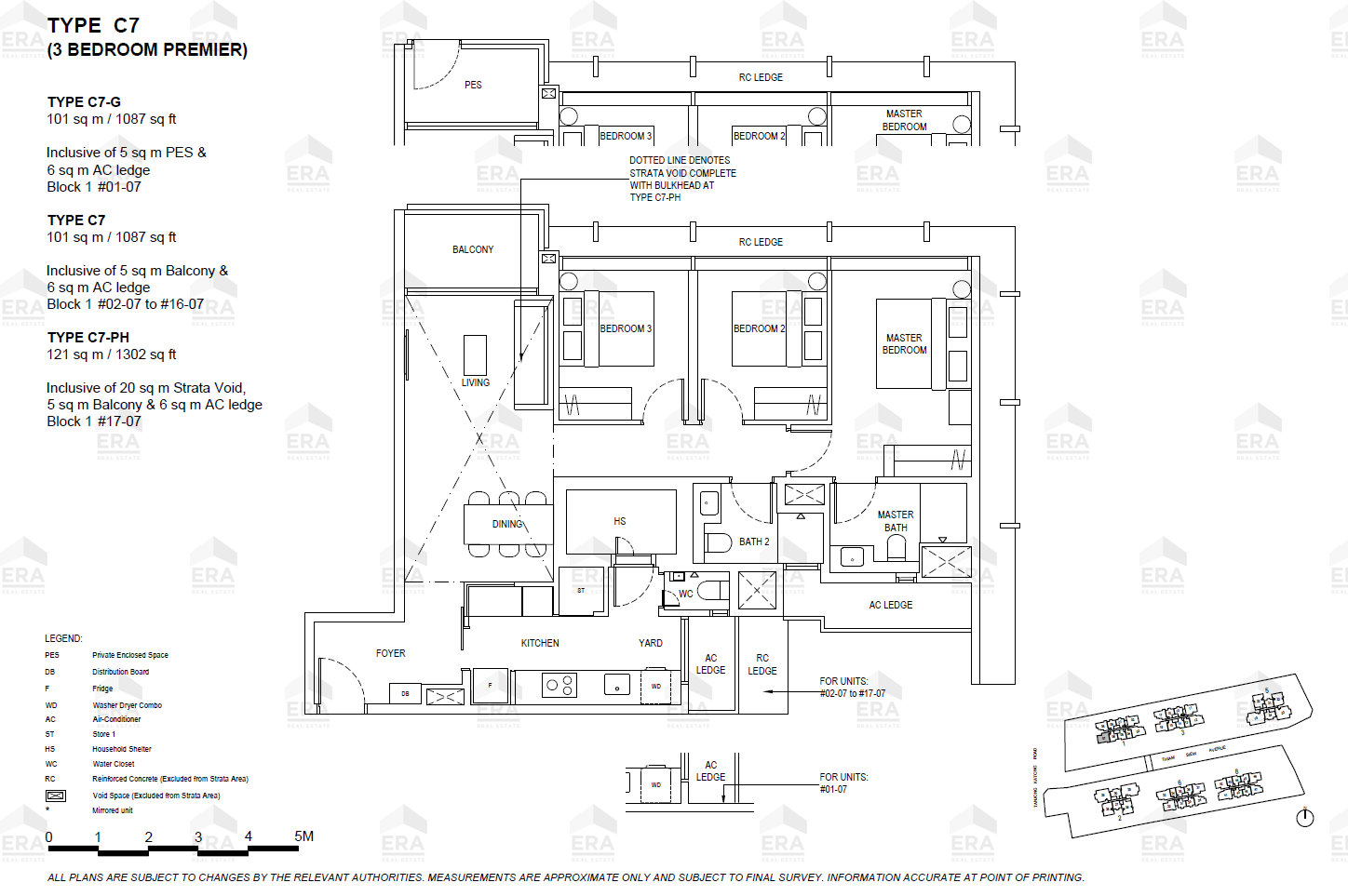 C7-PH · 1,302 sqft floor plan