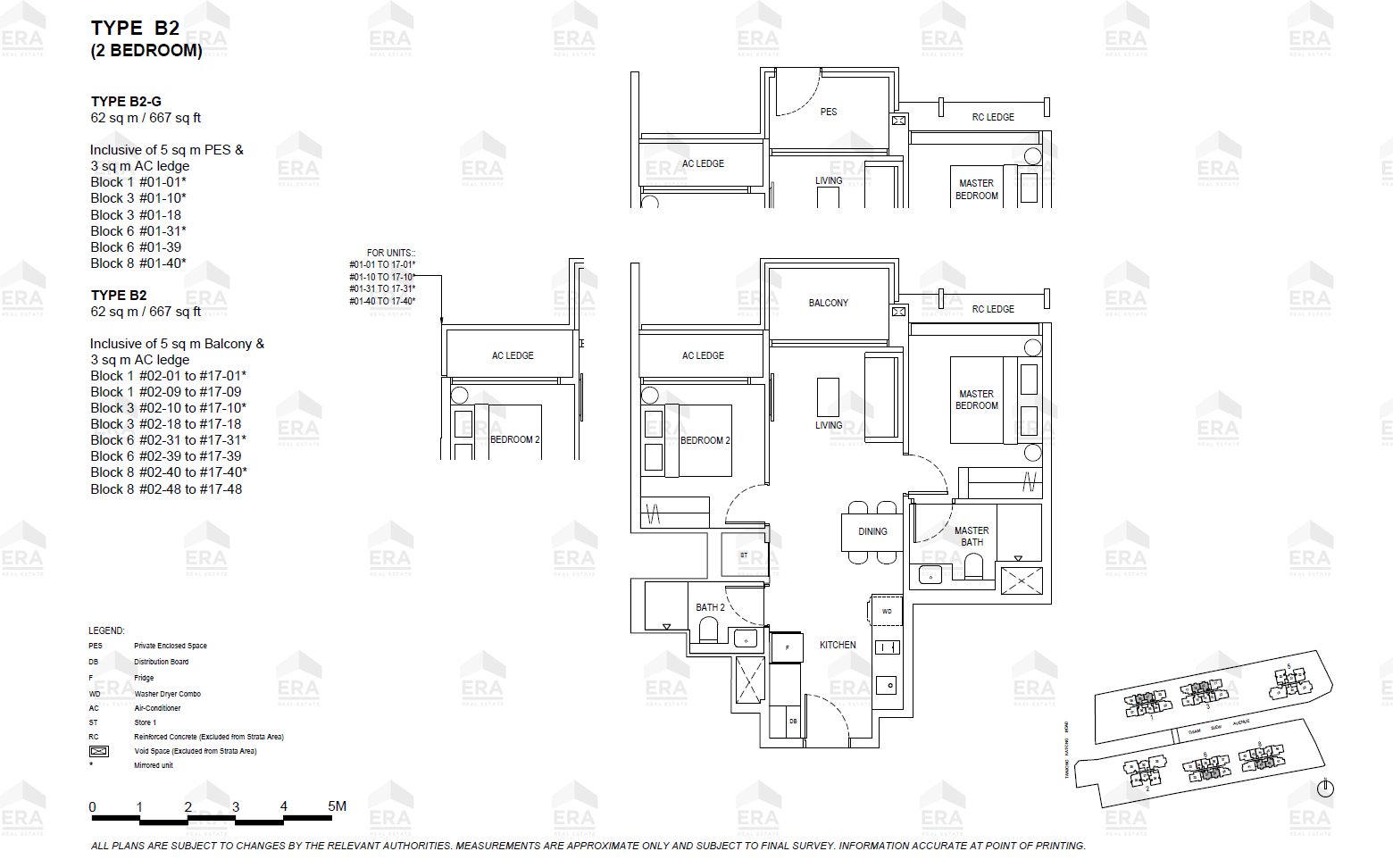 B2 · 667 sqft floor plan