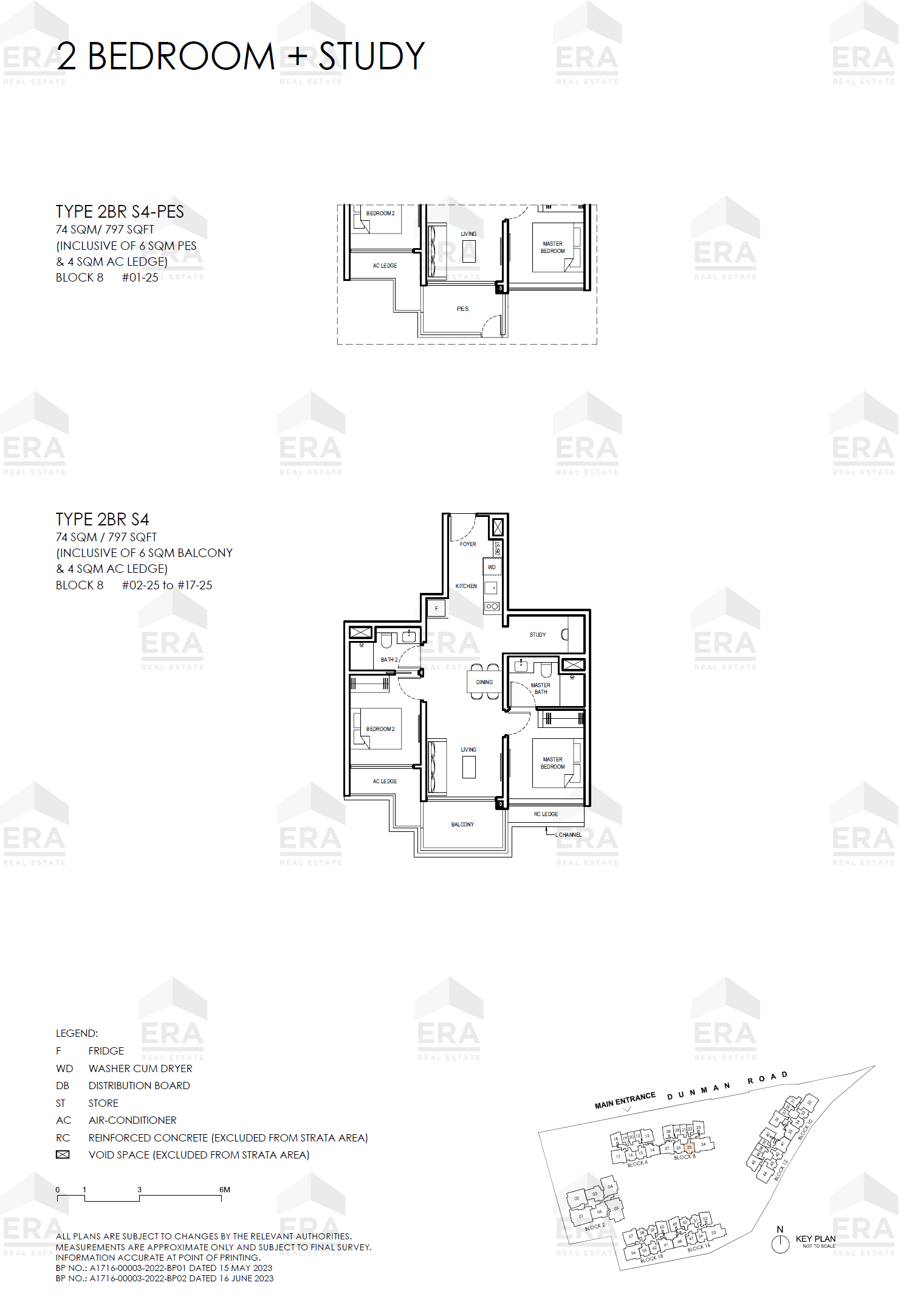 2BR S4-PES · 797 sqft floor plan
