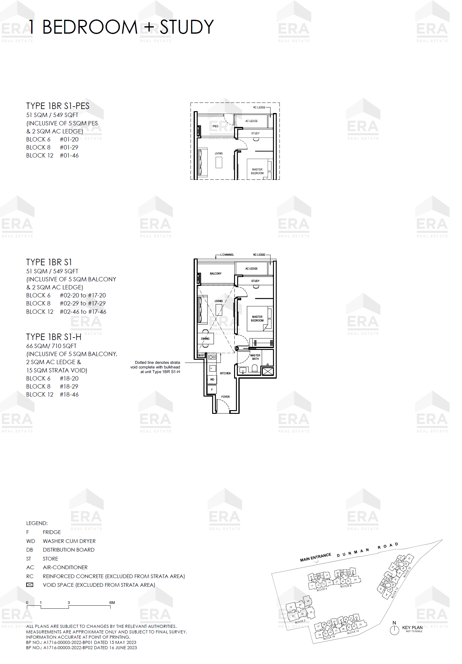 1BR S1-PES · 549 sqft floor plan