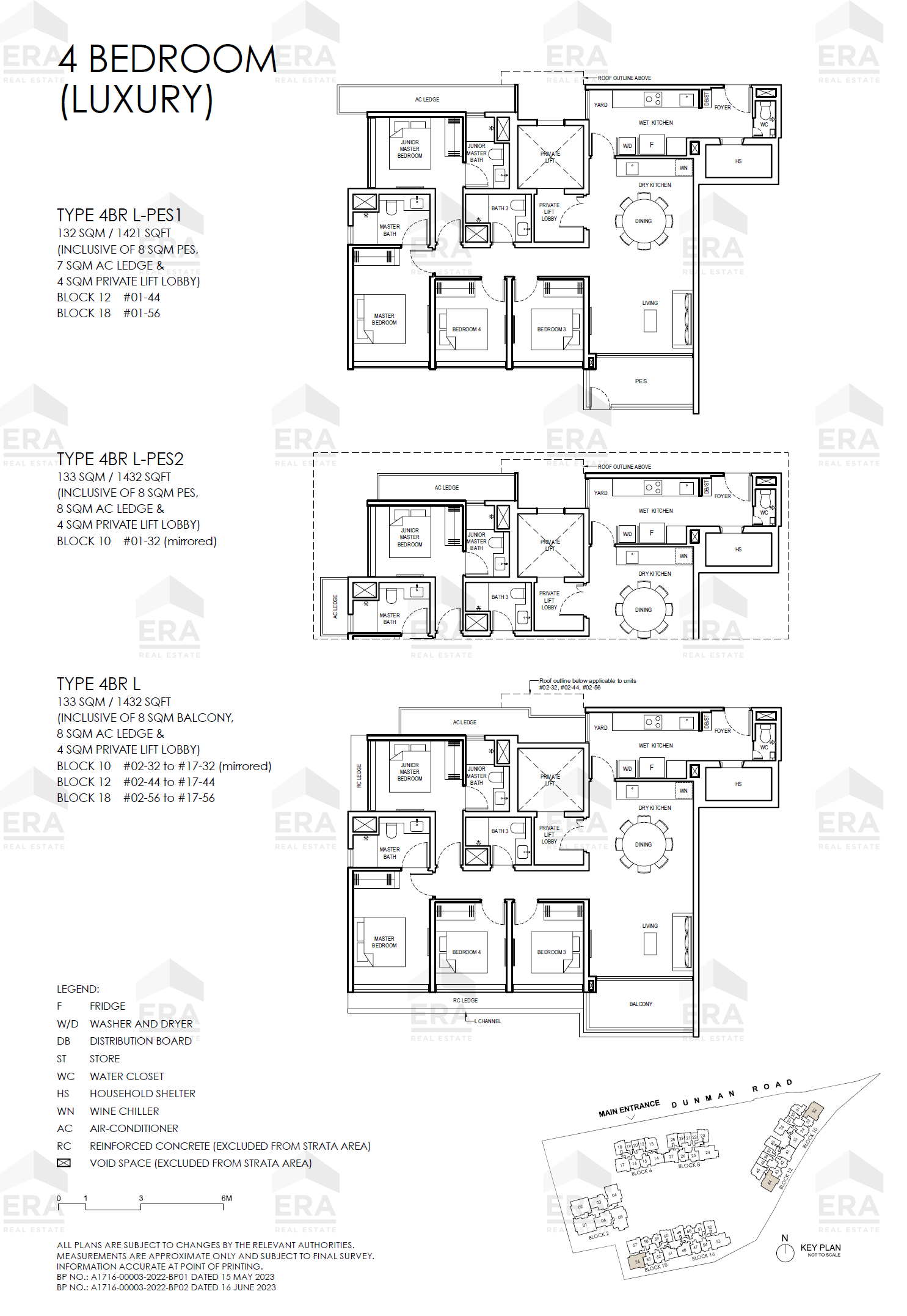 4BR L-PES2 · 1,432 sqft floor plan