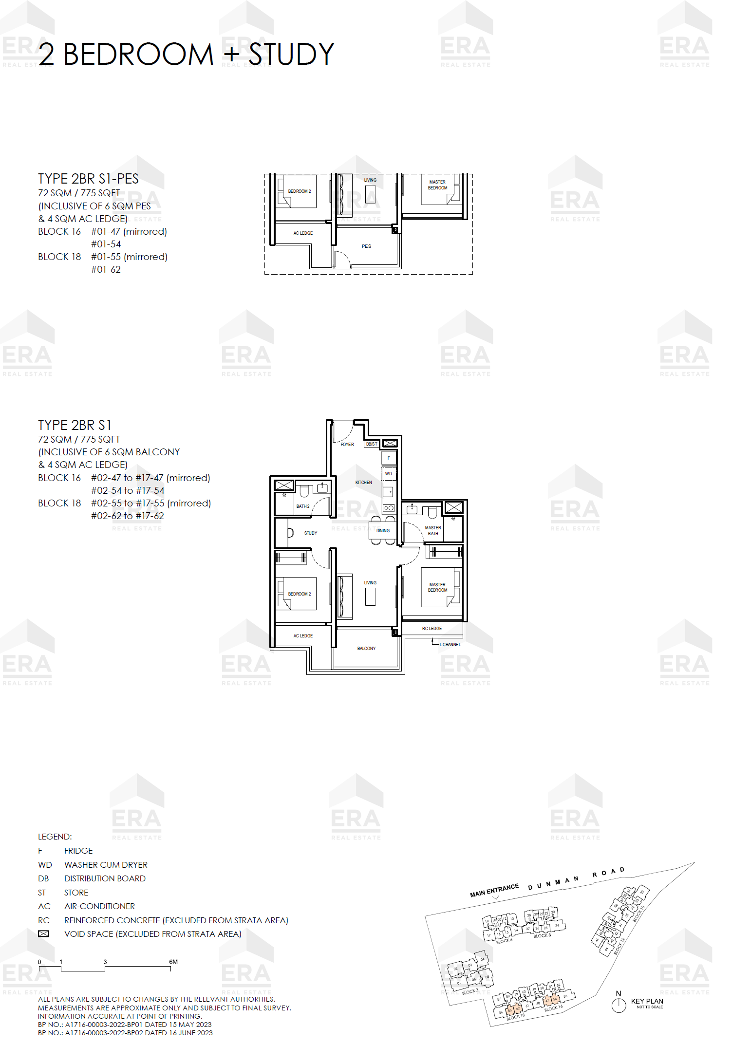 2BR S1 · 775 sqft floor plan