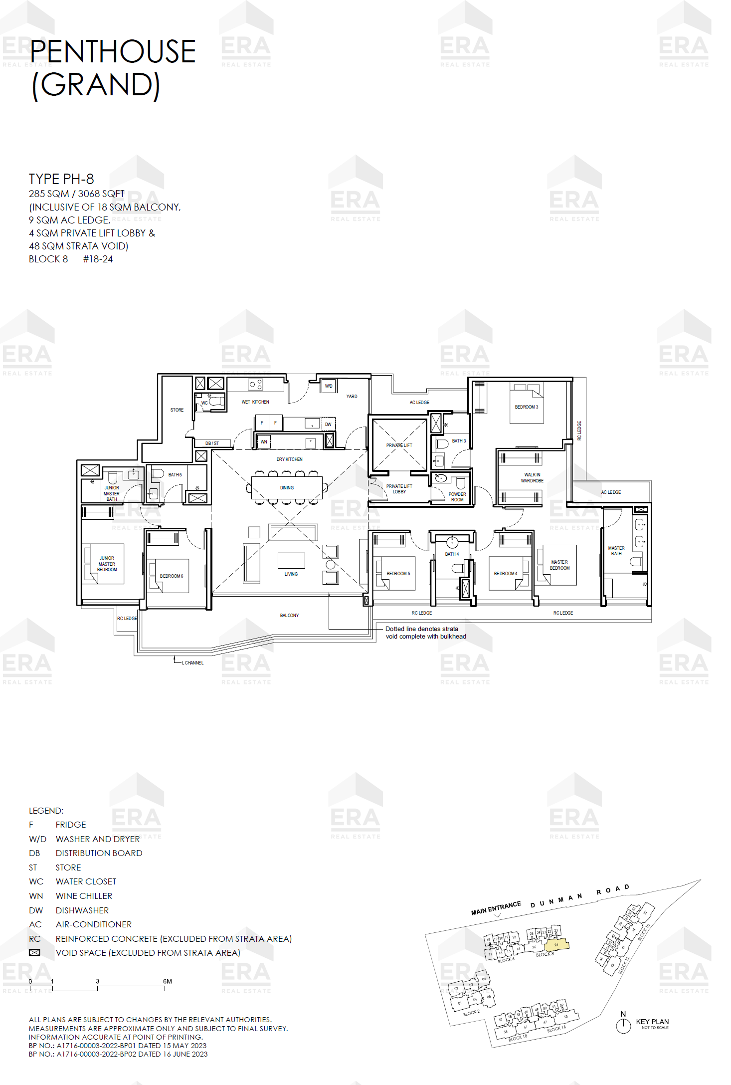 PH-8 · 3,068 sqft floor plan
