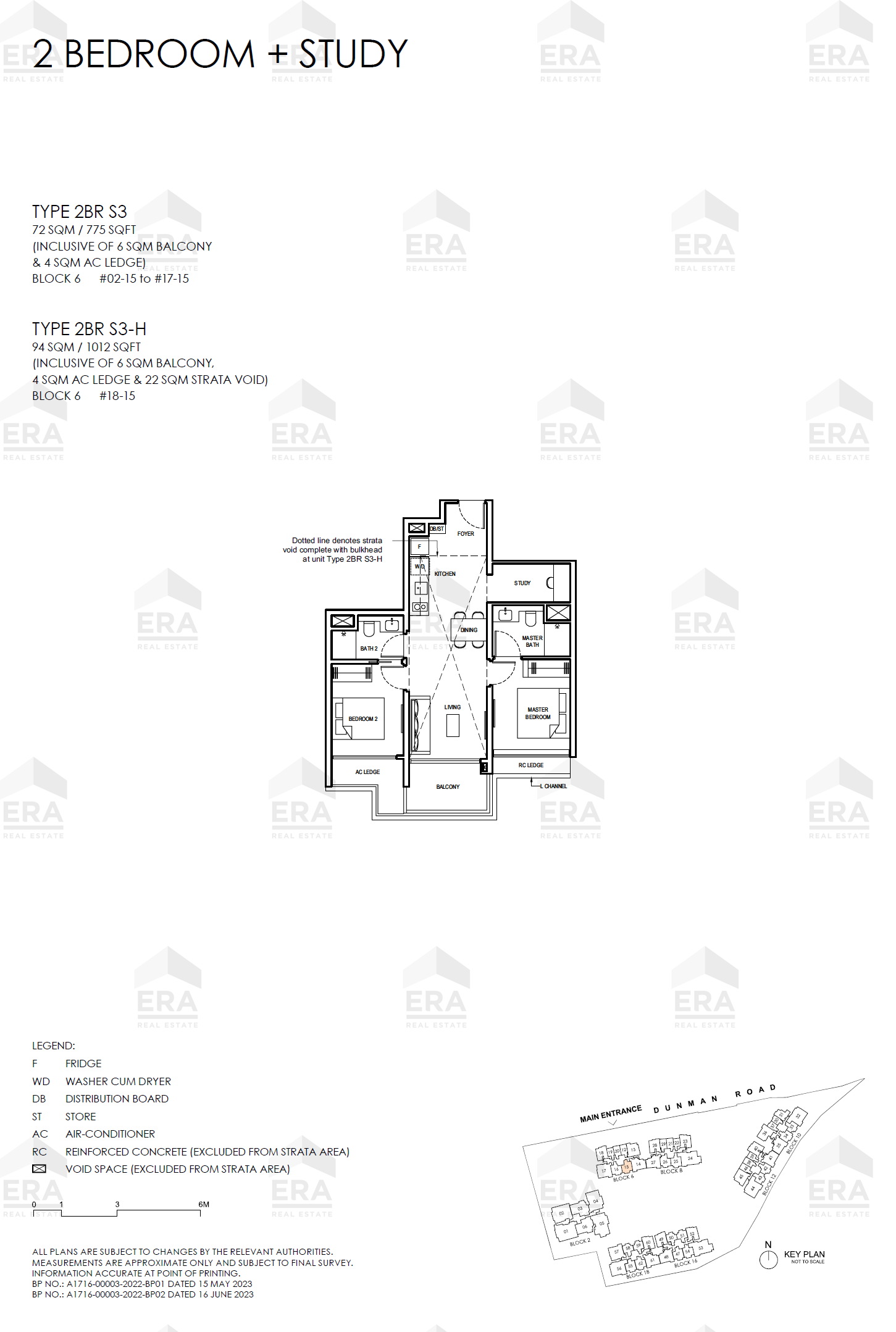2BR S3 · 775 sqft floor plan