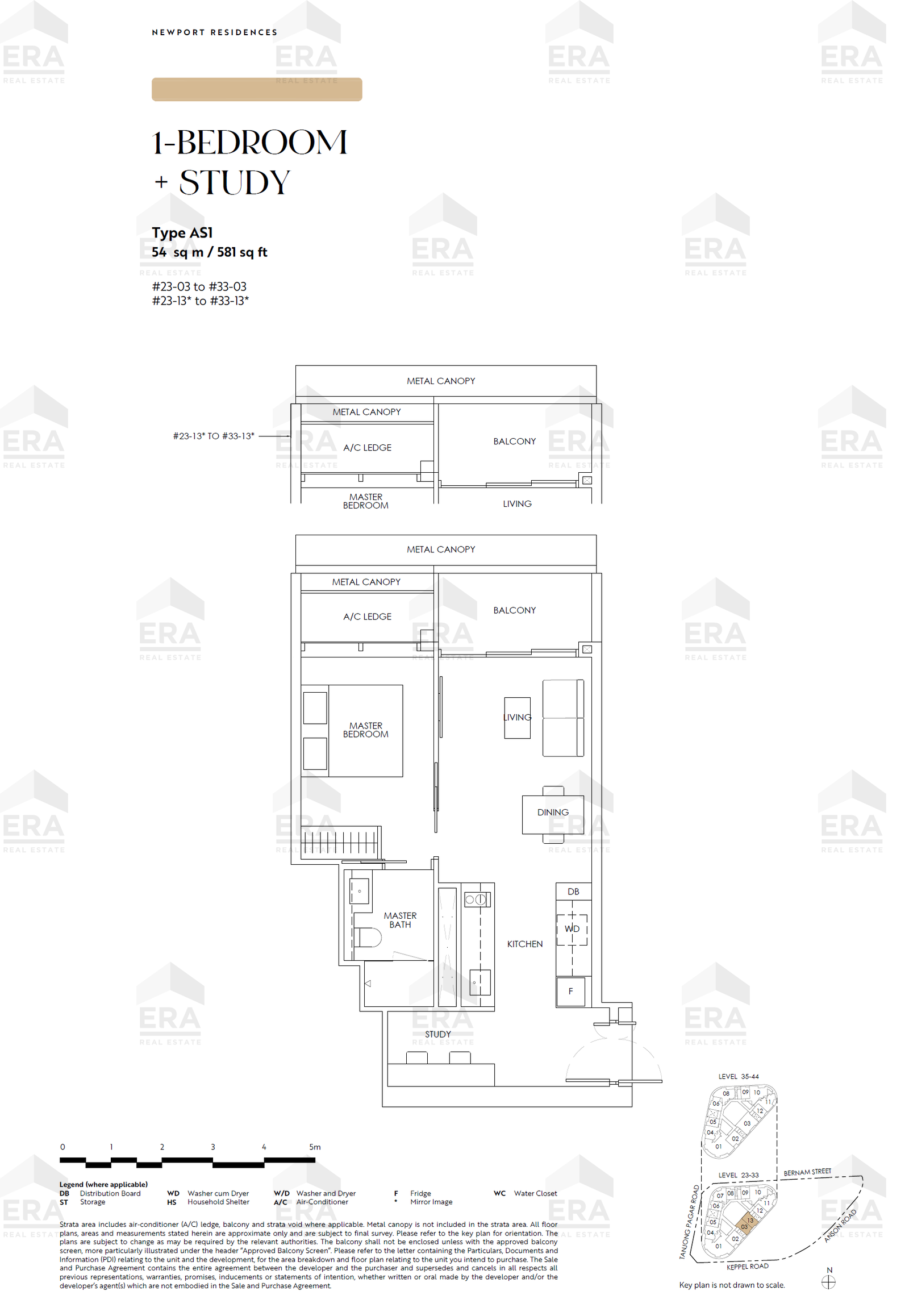 AS1 · 581 sqft floor plan