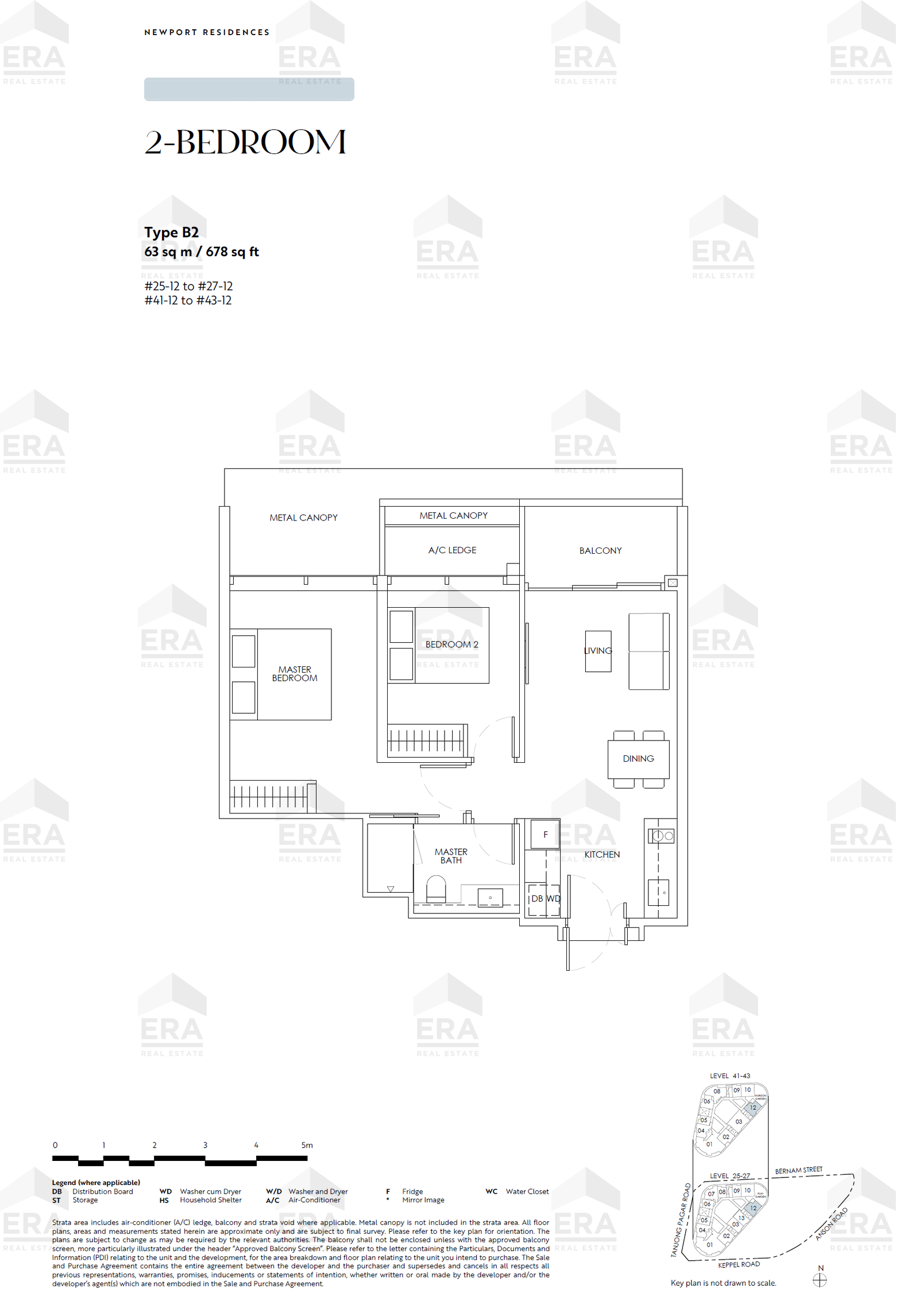 B2 · 678 sqft floor plan