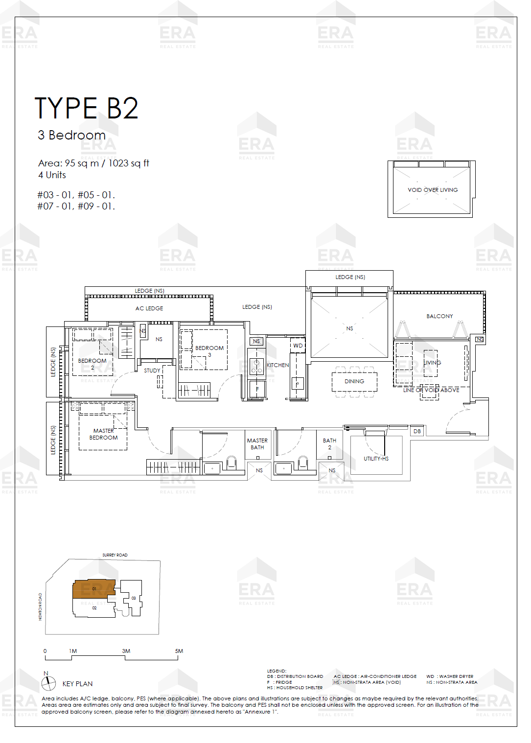 B2 · 1,023 sqft floor plan