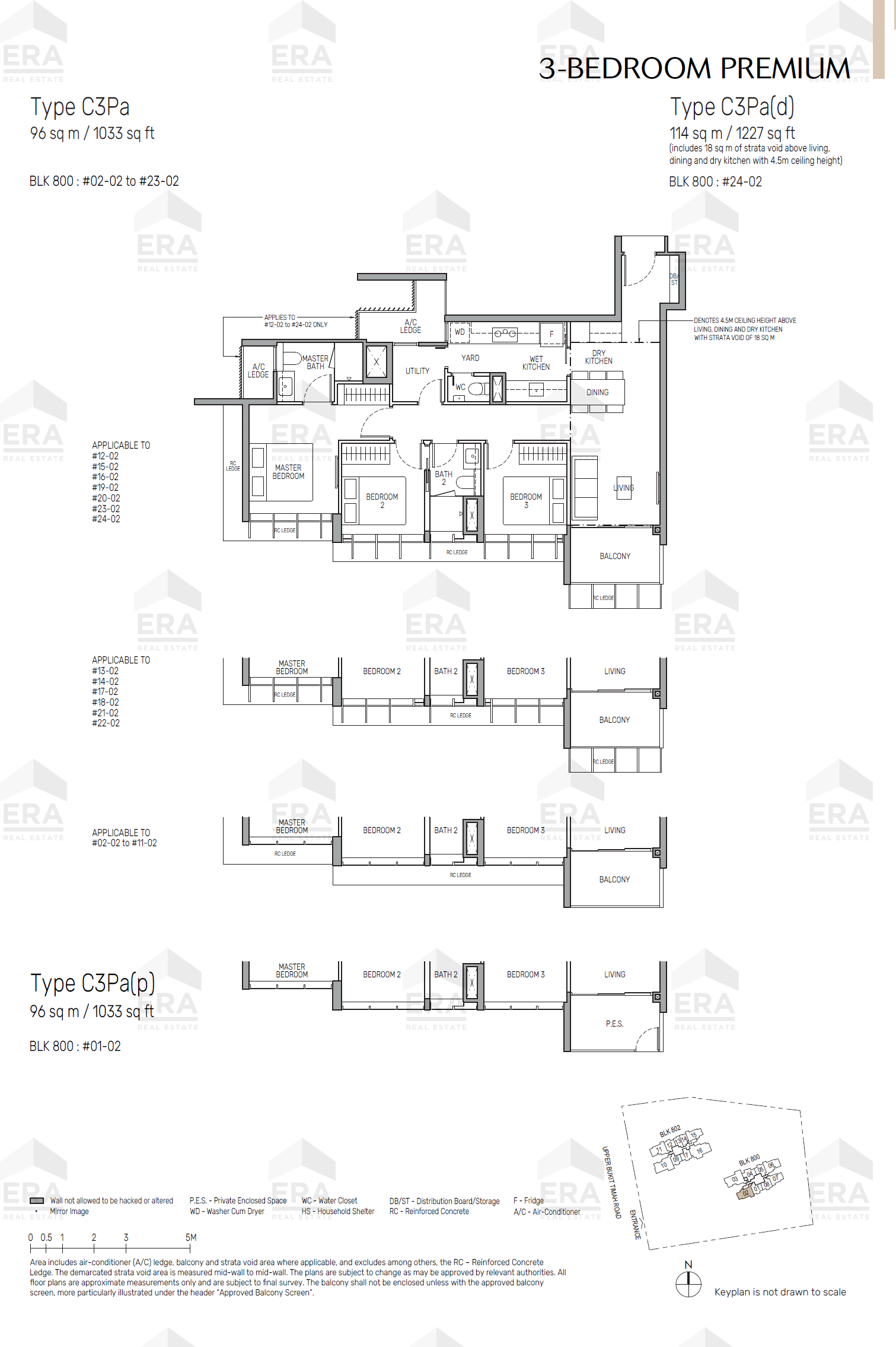 C3Pa · 1,033 sqft floor plan