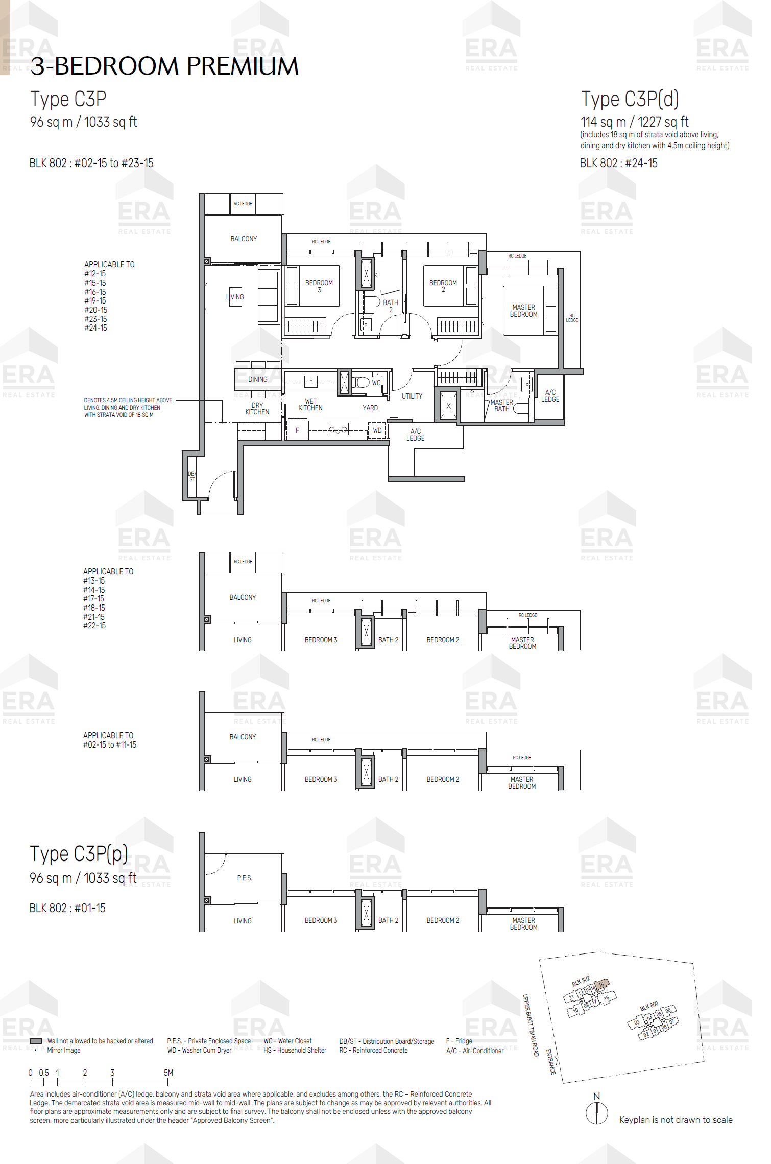 C3P(d) · 1,227 sqft floor plan