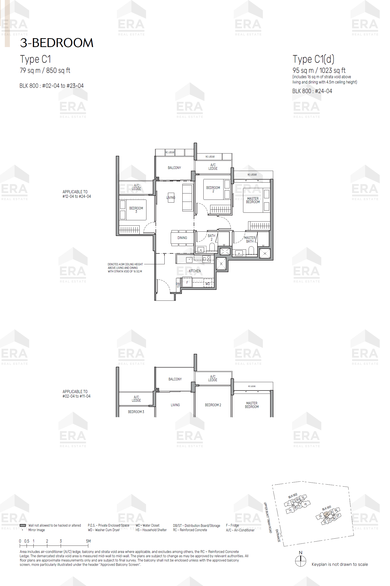 C1(d) · 1,023 sqft floor plan