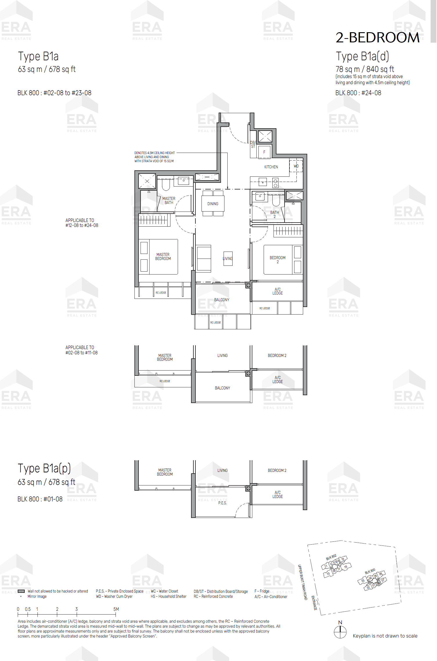B1a · 678 sqft floor plan