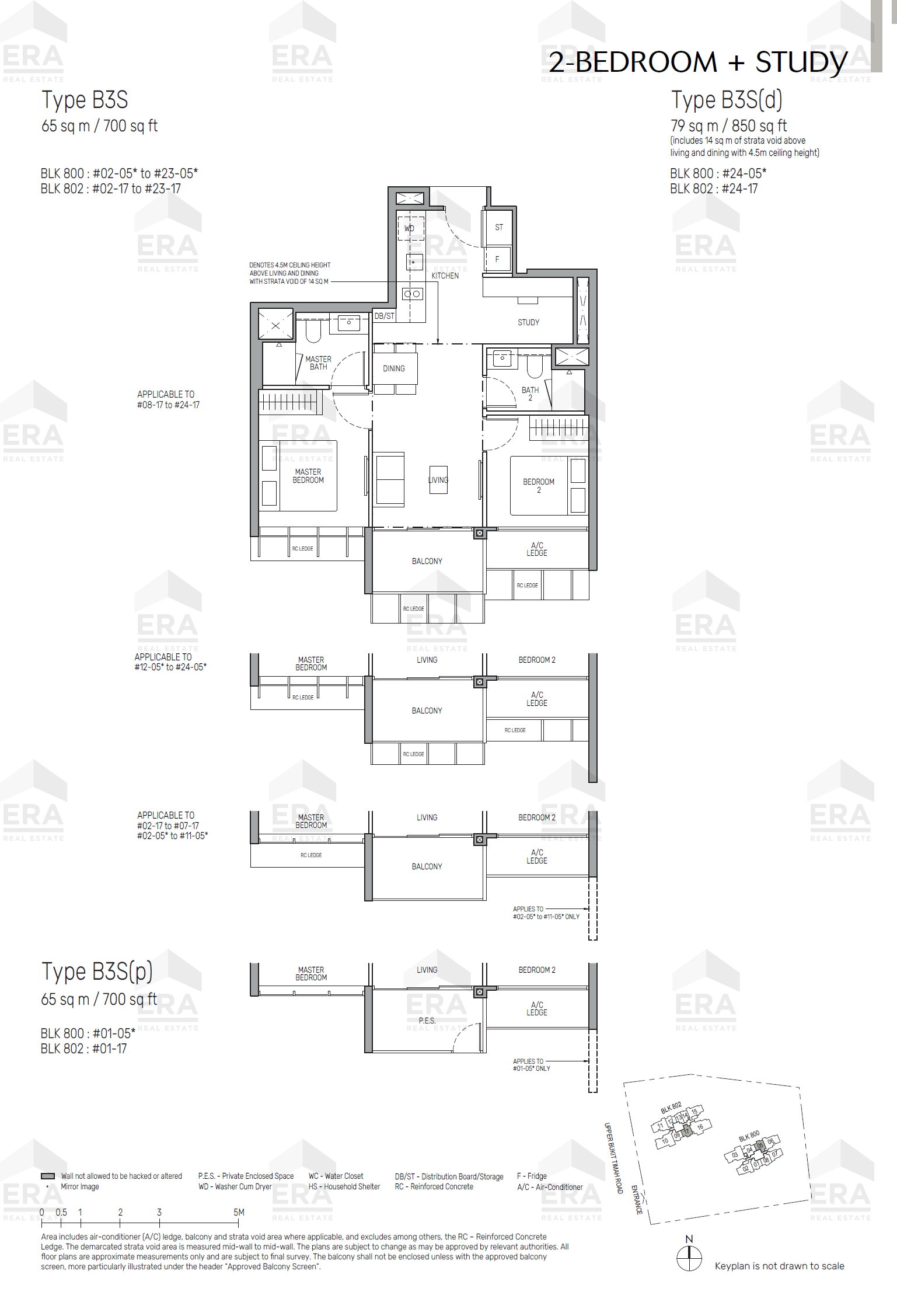 B3S(p) · 700 sqft floor plan